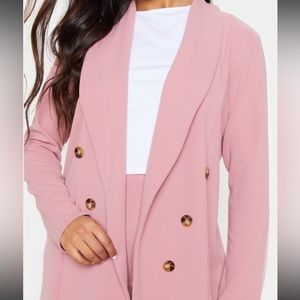 Pink PLT Blazer with button - BNWT!
